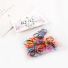 Black Thick Elastic Hair Bands: No-Damage Hair Ties for Women & Kids