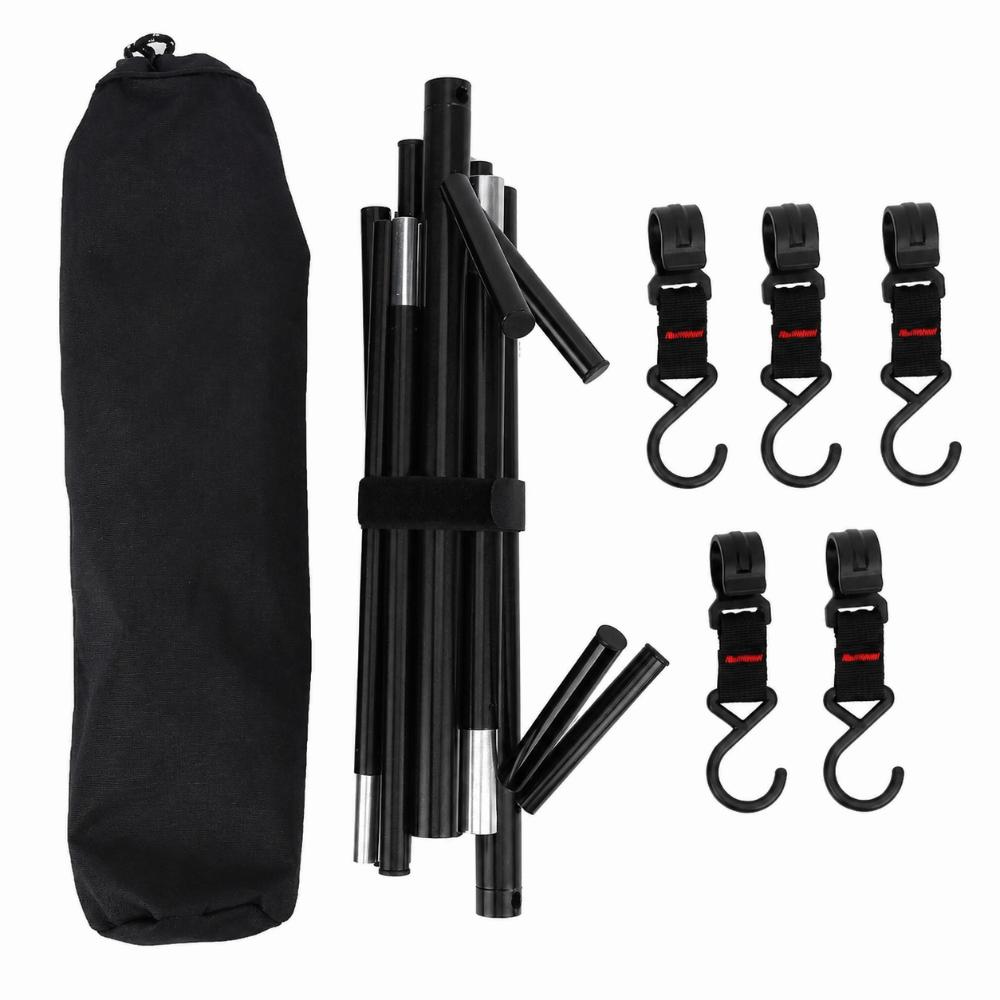 

Aluminum Alloy Travel Camping Drying Rack Multifunction Cookware Hanger Travel