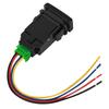 Push     Toggle   12V 4-pole with LED Backlight Indicator Light for