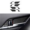 Fit For Toyota Camry 2018- 8pcs Real Carbon Fiber Inner Door Bowl Cover Trim