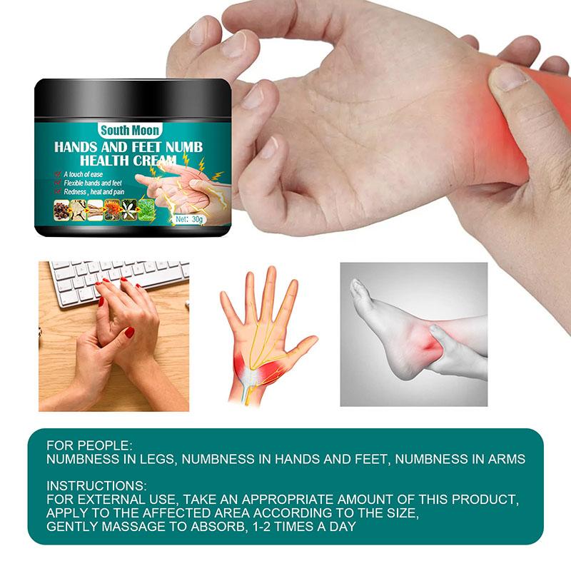 South Moon 30g Hand and Foot Numbness Cream, Low Back Pain Cream Anti-inflammatory Health Care Cream Hand Numbness Cream