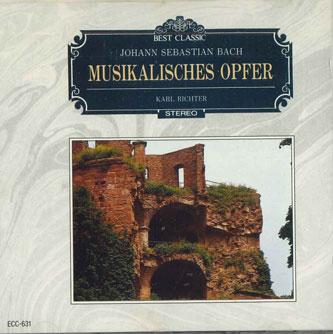 

CD KARL RICHTER - Musikalisches Opfer ECC631 ECHO Japan ObiClassical Used