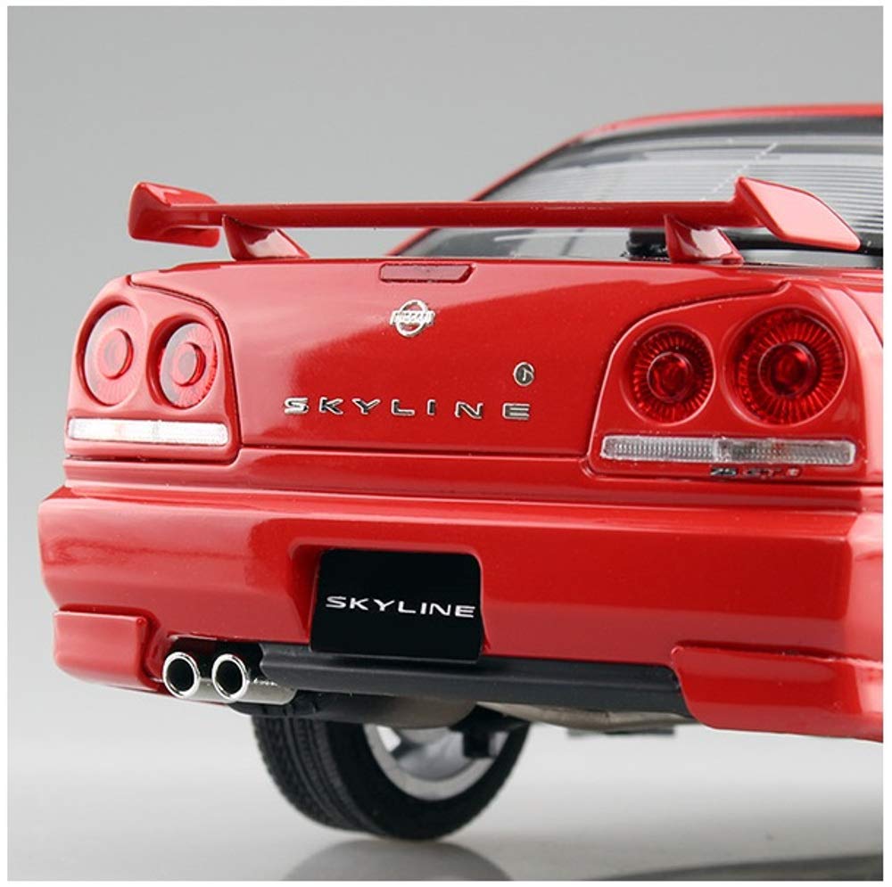Aoshima Bunka Kyozai The Model Car Series 98 Nissan ER34 Skyline Turbo 1998 Plastic Model (AOSHIMA) 1/24 No. 25GT-X