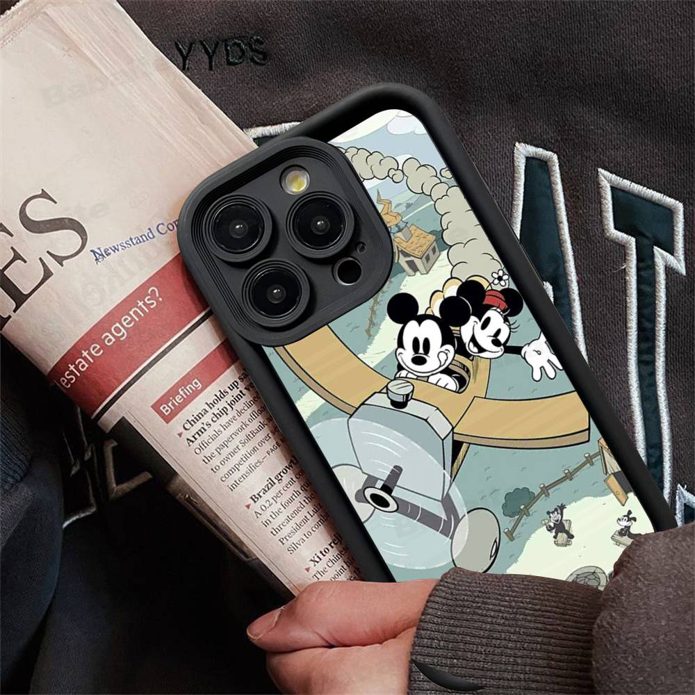 M-Minnie M-Mickey For iPhone 17 16 15 14 13 12 11 Pro Max Plus Phone Case Covers