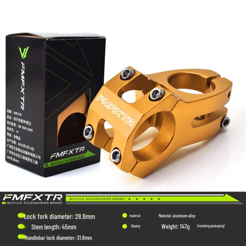Downhill & Climbing Short Stem, 31.8mm Hollow Head Tube Handlebar Riser Accessory