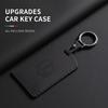 Original Car Color Leather Key Case Cover Fob For Leapmotor B01 C11 C16 C10 Car Keyless Remote Key Card Kit Protector Accessorie