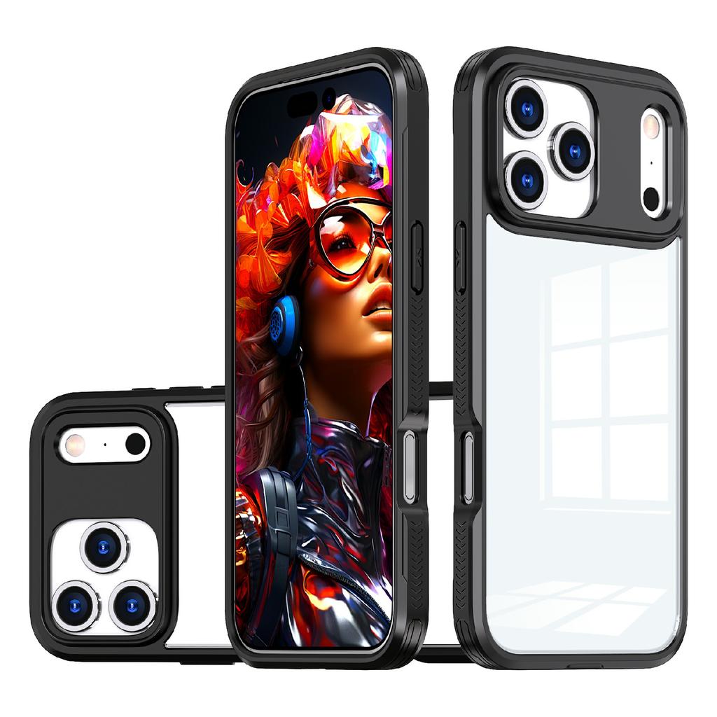 For iPhone 17 Pro Case Ultra Slim TPU PC Clear Phone Back Cover