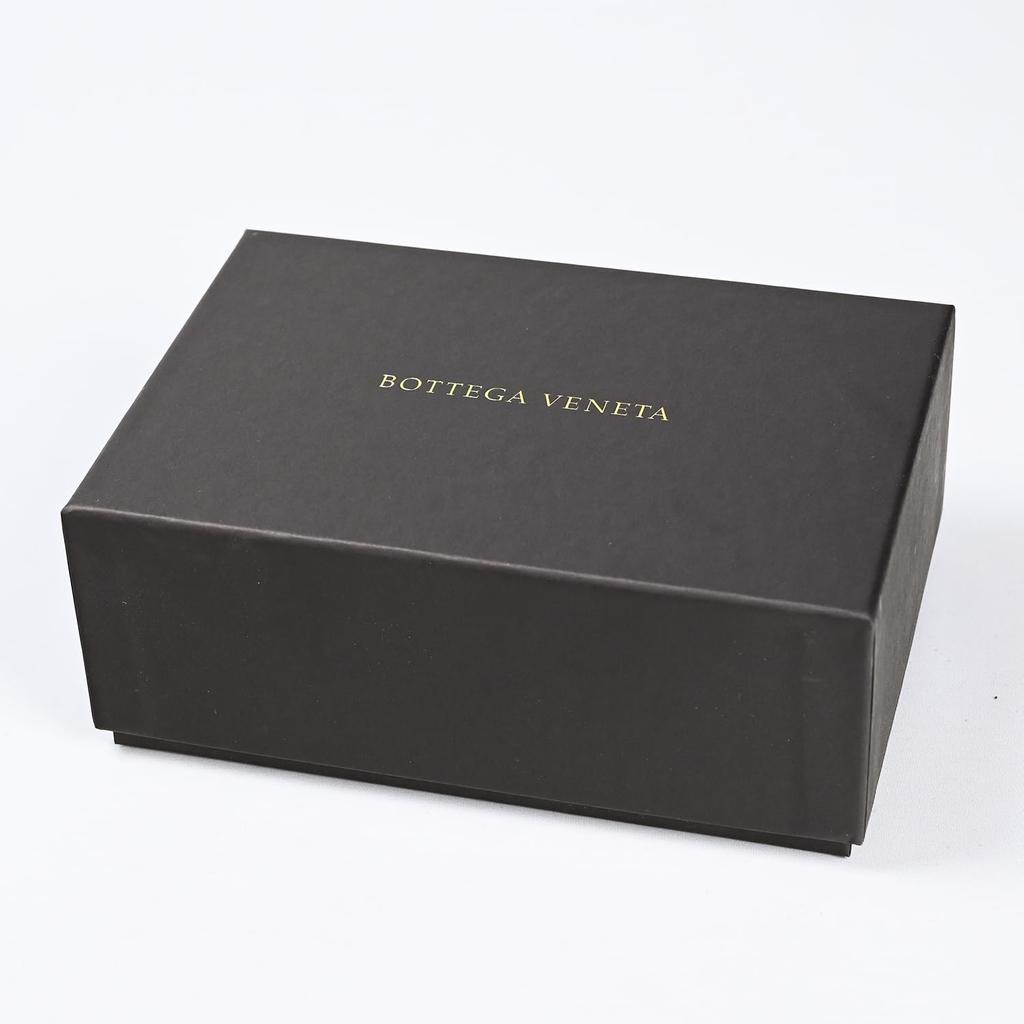 Bottega Veneta Brown Intrecciato Leather Key 113539 V001D Genuine Leather Men's Ring, 2113, [Used]