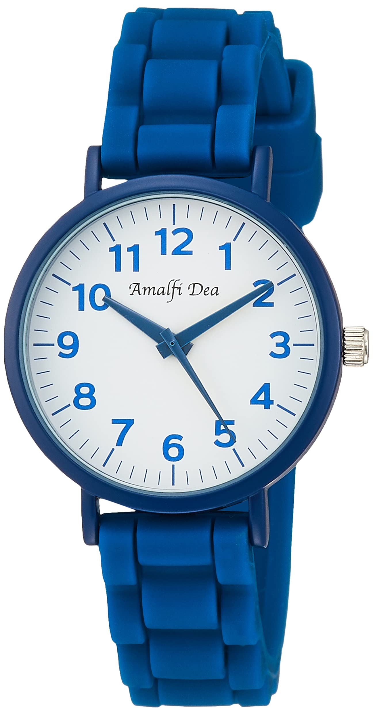 

Analog Amalfidia Waterproof Wristwatch with Urethane Strap and White Dial for Blue [Arias] WW20050A-199 Women, синий
