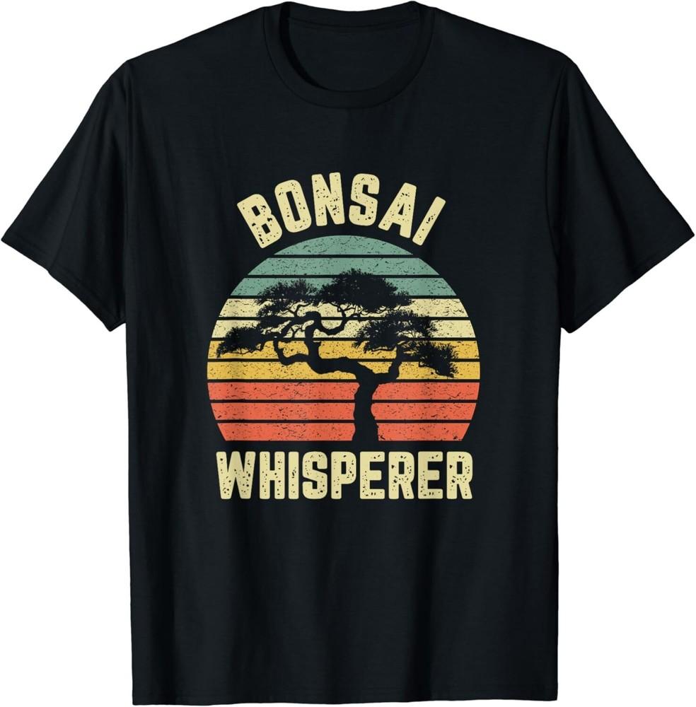 

Bonsai Shirt Funny Japanese Bonsai Tree Whisperer Gift Unisex T-Shirt L