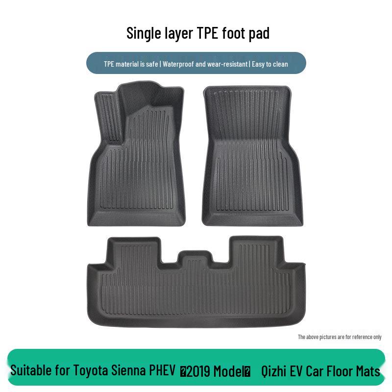 Toyota Shaire PHEV 2019 Qizhi EV Style TPE Floor Mats for Car