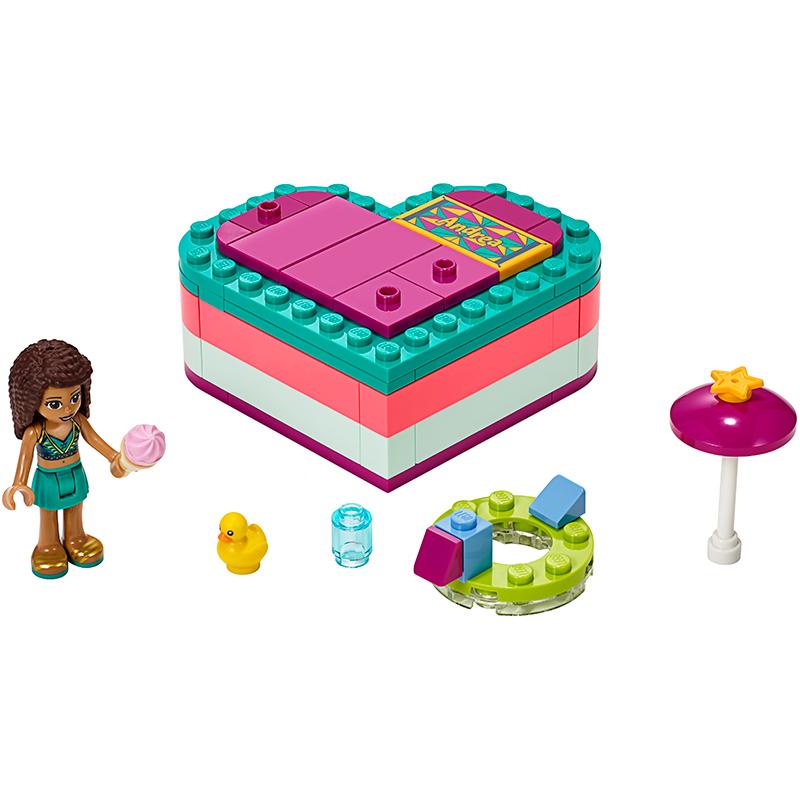 LEGO 41384 Caja Corazón de Verano de Andrea Bloques de Juguete
