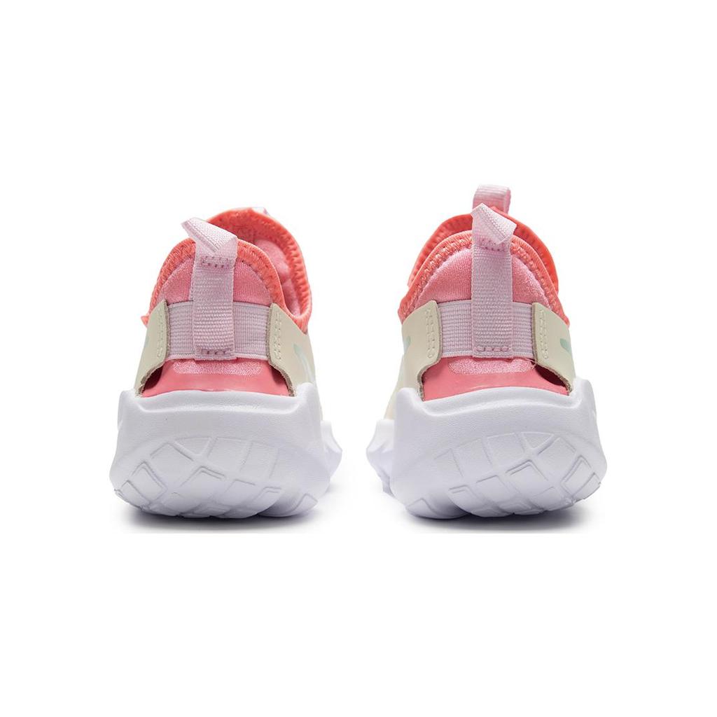 Nike Flex Runner 2 SE Slip Resistant Low top Kids' Running Shoes Green Pink White Children Aged 3 7 Years Old DQ0577-100