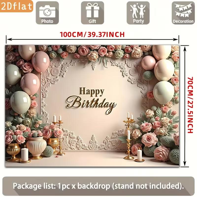 

2D Soft Pastel Love Tree Backdrop Multicolor Hearts Photography Background 47.2x31.5inch/120*80cm