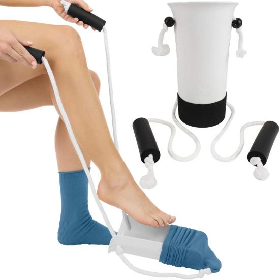 Seniors Sock Aid Device with Anti-slip Foam Elderly Disabled Pregnant Sock Puller