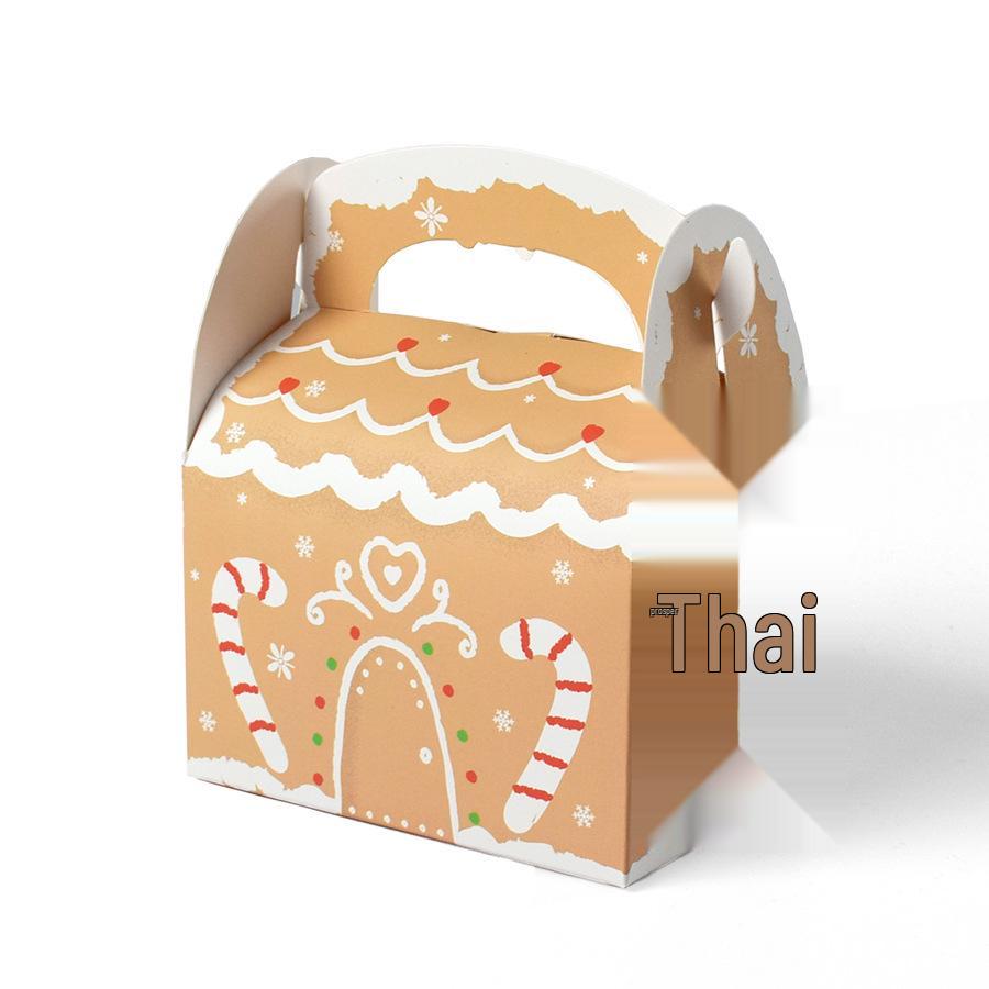 Portable Christmas Graffiti Candy Gift Box - Colorful Folding Paper for Parties