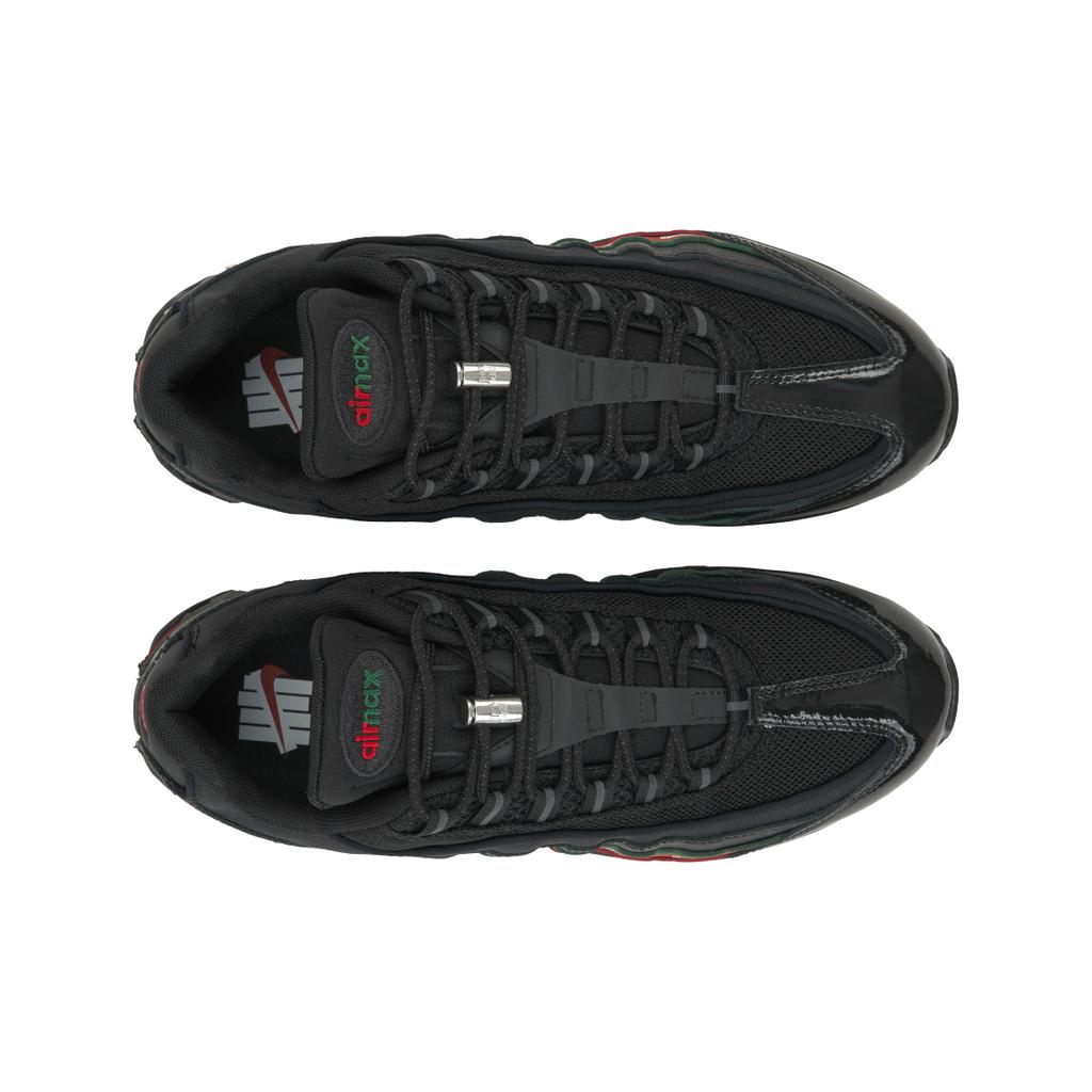 נעלי סניקרס יוניסקס שחורות Undefeated x Nike Air Max 95 כסף-מטאלי ירוק-ערוץ אדום-ספורט IB4453-001