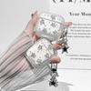 Silver Bead Star Suitable For Airpodspro3 Protective Case Apple Airpods4 Bluetooth Headset Case Pearl Pendant