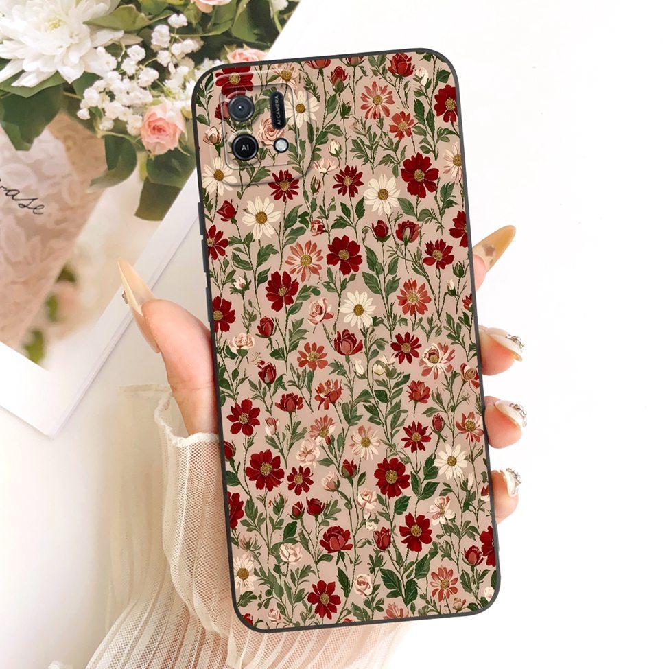 For Oppo A16k CPH2349 Casing For Oppo A16e CPH2421 Cover Fashion Cartoon Cute Funny Painted Silicone Phone Case