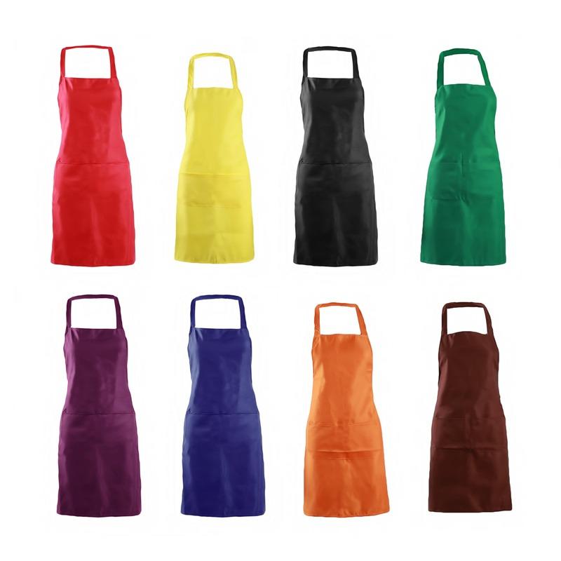 Women Apron Sleeveless Home House Kitchen Chef Butcher Restaurant Cooking Baking Dress Bib Apron