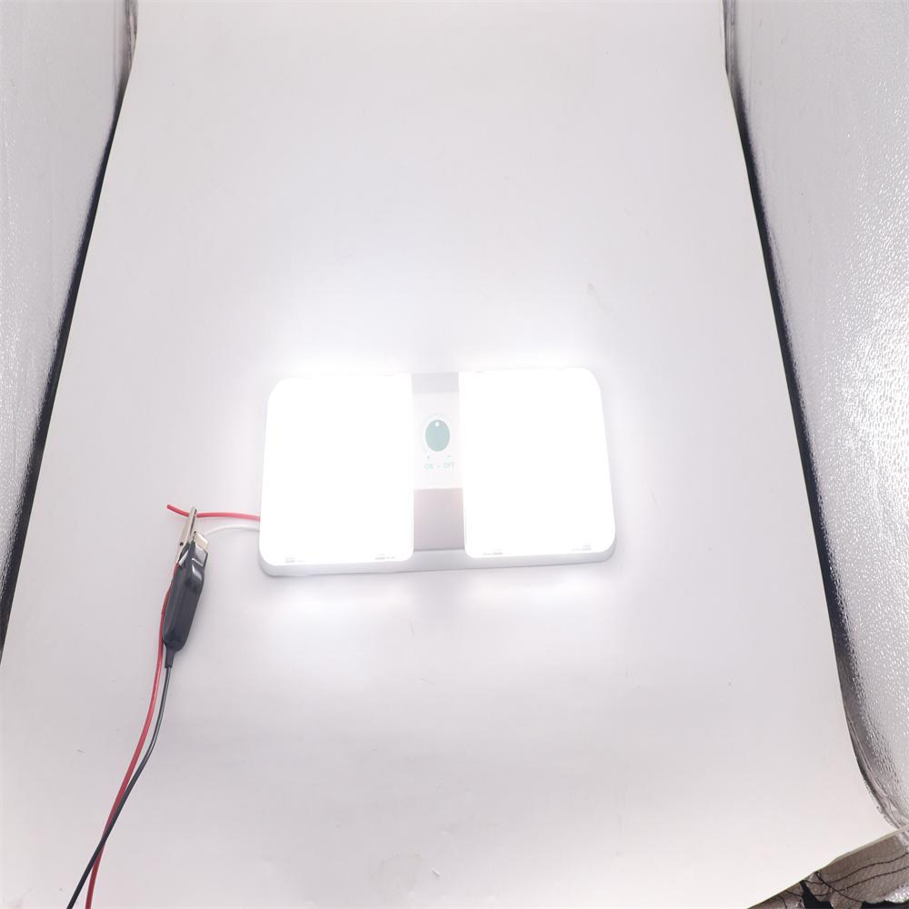 12V Interior 180 LED Ceiling Light for Boat Camper Trailer Caravan Double Light Infinitely Touch Dimmable