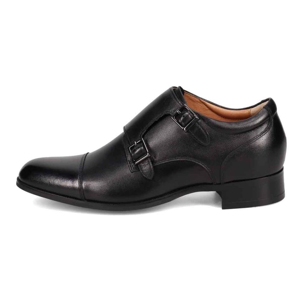 BEE CLASSIC Men's Double Monk Strap Dress Shoes CB8503 with 5cm Height Increase Insole