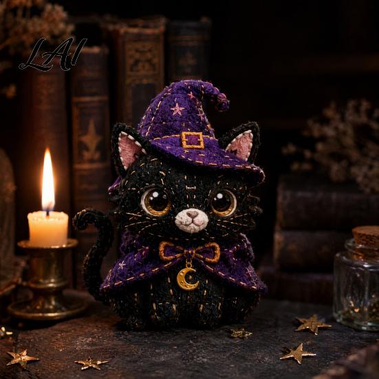 Patchwork Tier-Set Halloween Freunde Set DIY Nähen Machen 4 Zubehörteile Enthalten Entzückende Charaktere Basteln für Anfänger Handgemachtes Geschenk Feiertag
