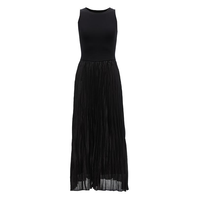 

VEROMODA Women s 2024 Summer Solid Pleated A-line Midi Dress S