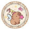 10Pcs Animal Cutlery Party Tableware Set Disposable Paper Plates Cups Fork OR Spoon for Kids Birthday Baby Showers