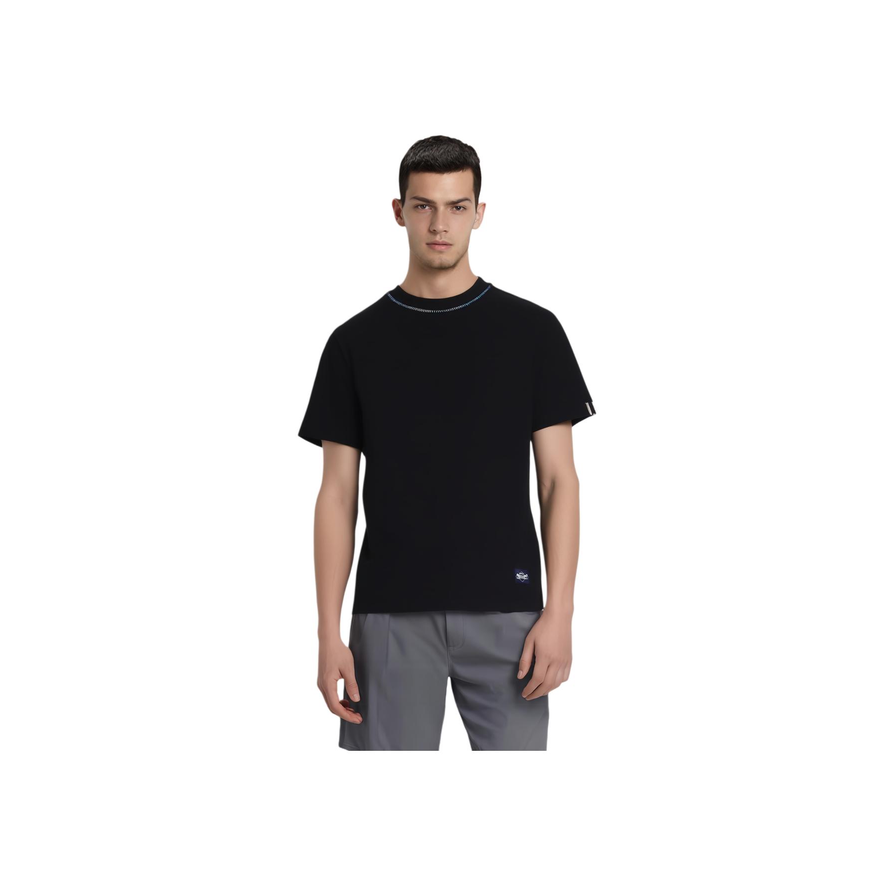 

Levis Simple Comfortable Crew Neck Short Sleeve T-Shirt Men Tops Black 001DQ-0000 M