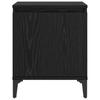 Nightstand Black Oak Effect 40 x 30 x 50 cm Engineered Wood