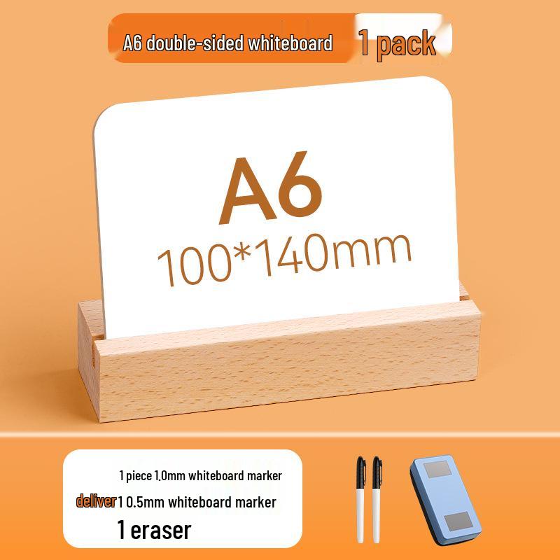 

Двусторонняя маленькая белая и черная доска для офиса, магазина или детских рисунков – Стираемая, Идеально подходит для обучения или общения для людей с нарушениями слуха.