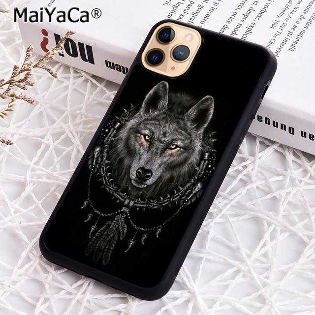Snow Wolf howlf Animal Phone Case For iPhone 17 Air 16 pro max 15 14 plus 12 13 Shell Cover coque