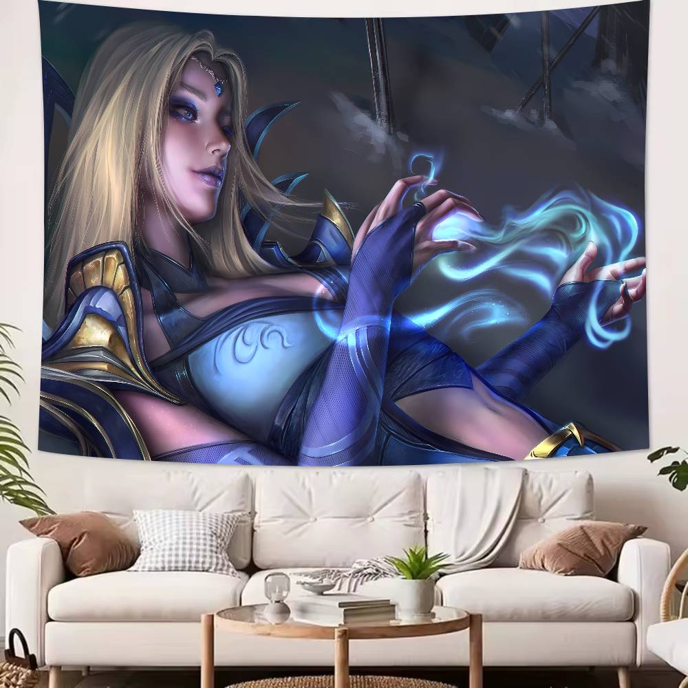 Large Cool Fashion XL Dota 2 Gaming Tapestry Popular Room Decoration Wall Tapestry Art Room Home Decor Wall Art Decor