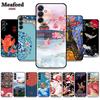 3D Cartoon Blooms Phone Case for Samsung A15 A25 A35 A55 A05 Back Soft Cover TPU Silicone Shell for Funda Samsung Galaxy A 15 35