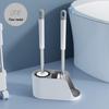 3-in-1 Silicone Toilet Brush with Integrated Storage