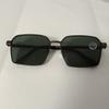 Polygonal Flat Mirror Sunglasses Glass Crystal Glasses High Definition Wear-resistant