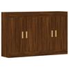 VidaXL Armoires murales 2 pcs chêne marron bois d'ingénierie 3197904