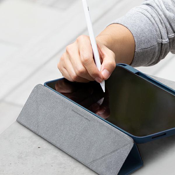 Uniq Etui Moven Ipad Air 10.9           (2022/2020) Ipad Air 11 (2024) Antimicrobial Niebieski/Carpi Blue