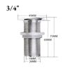 316 Stainless Steel Boat Thru Hull Fitting Connector Water Outlet Drain Hose Joint Plumbing Fittings for Yachts Marine Hardware 3