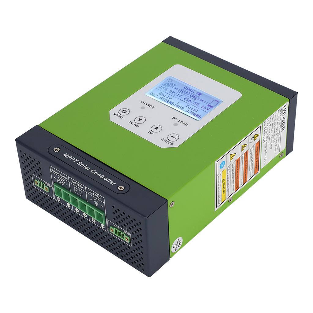 LCD Display MPPT Solar Charge Controller with Temperature Sensor 12V24V48V Automatic 30A