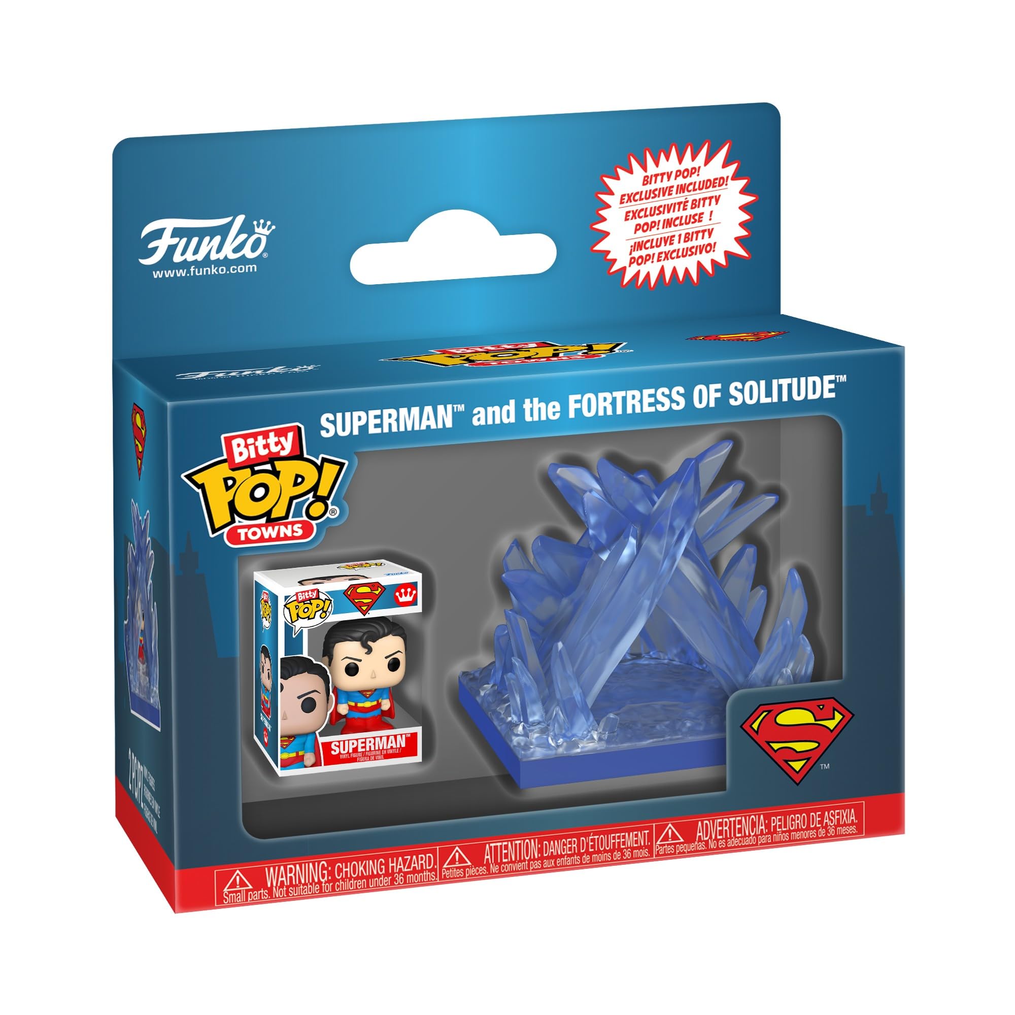Funko Bitty Towns Superman The Lonely Fortress 85514 Pop! &
