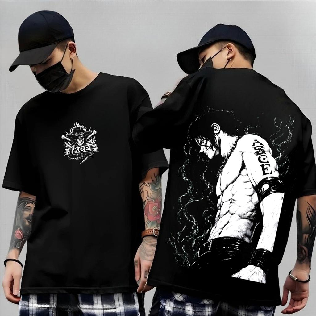 One Piece Anime T Shirt Unisex Unisex Cotton Short Sleeve Tee Tops 2026 Summer Luffy Zoro Sanji Graphic Print Streetwear Casual Y2k