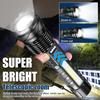 High Power LED Flashlight Powerful TYPE-C Rechargeable COB Flashlight With Side Light Torch For Outdoor Camping Hiking