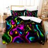 Set Biancheria da Letto di Lusso Con Copripiumino Letto Colorato Gradiente Pattern Per Arte Astratta Etnica Moda Poliestere Queen King Full Size