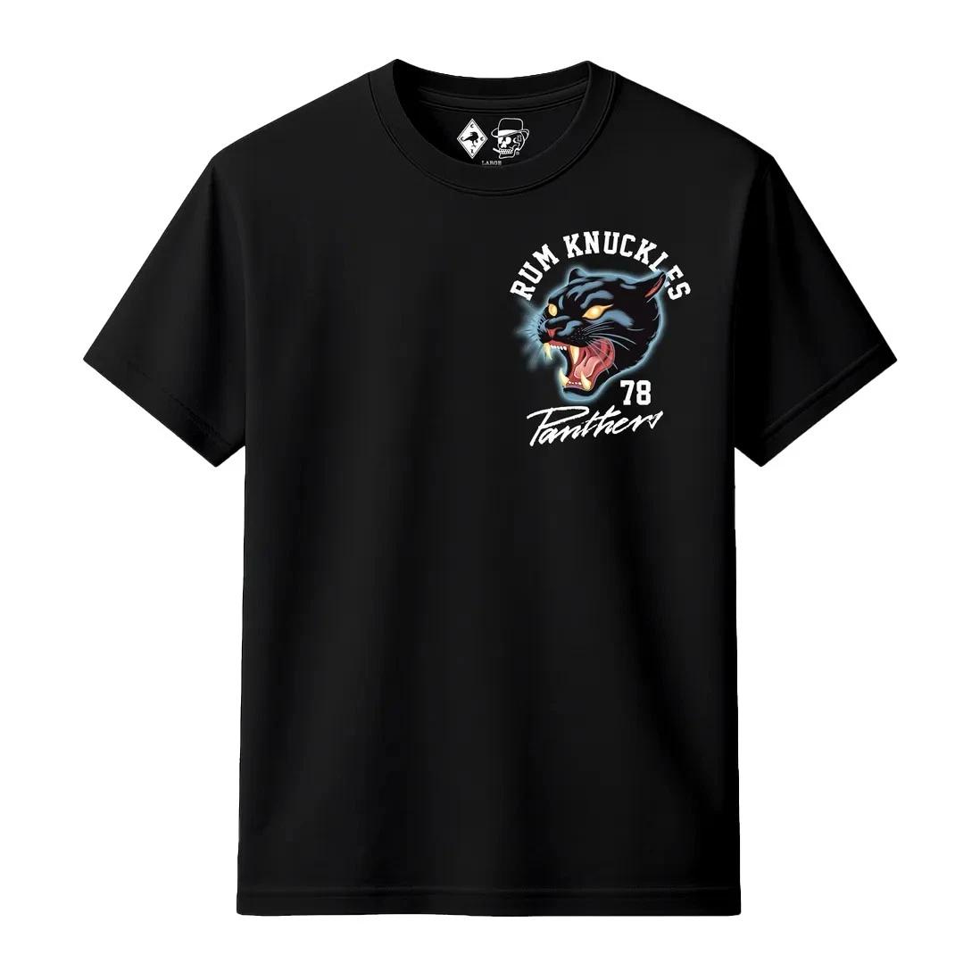 Rum Knuckles Black Panthers T-Shirt S