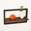 2Pcs Wooden Wall Shelf Set Simple Modern Wooden Wall Mounted Shelf Living Room Decoration Wall Mounted Shelf Installation Free