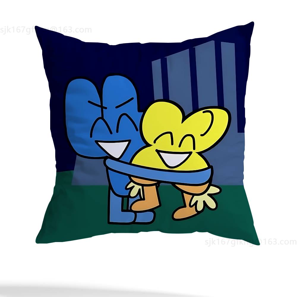 Funny Bfb X and Four pillowcase casual style decoration, suitable for home decoration (excluding pillow core)