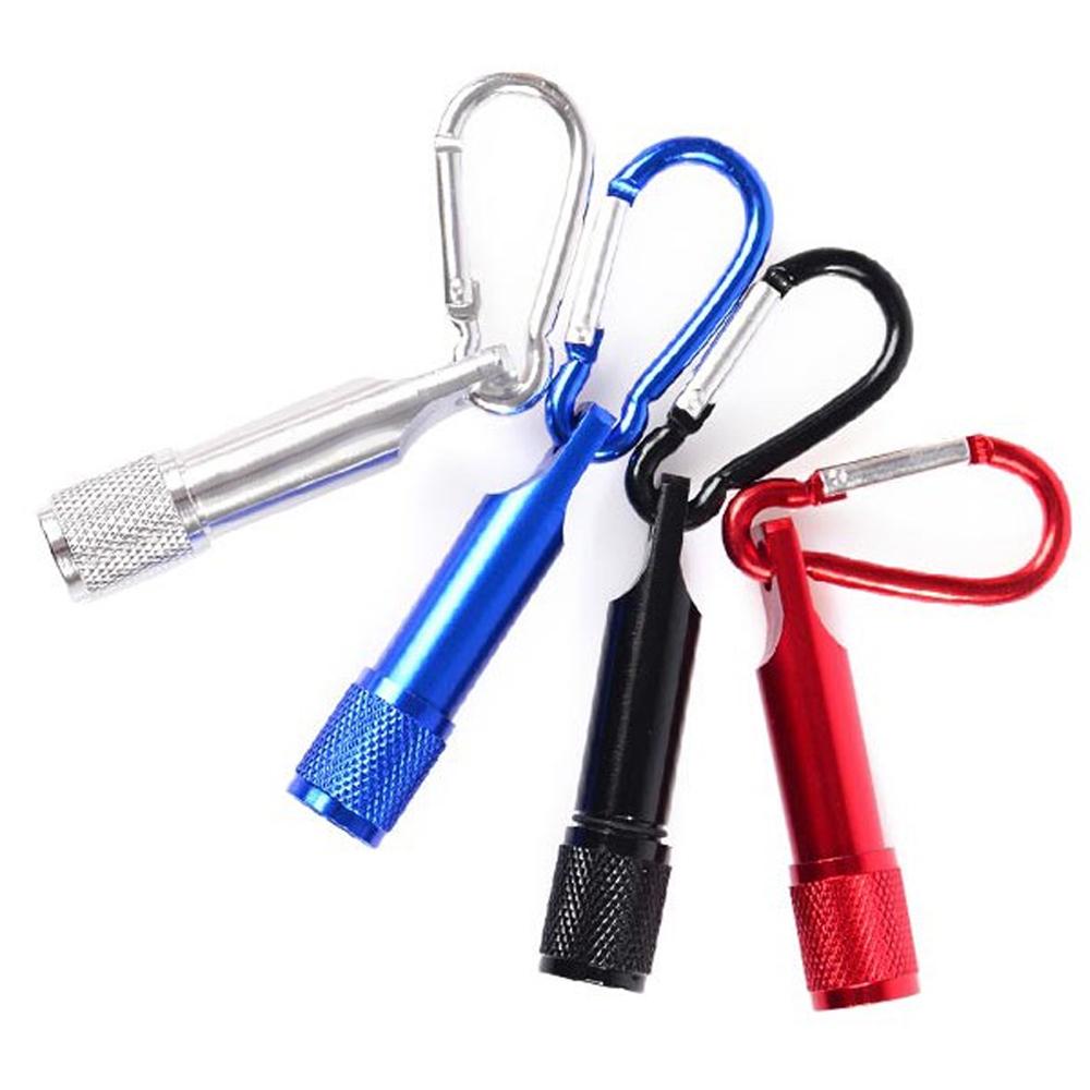 Mini breloc cu LED-uri Lanternă Ultra compactă, strălucitoare, cu comutator, pentru camping acasă