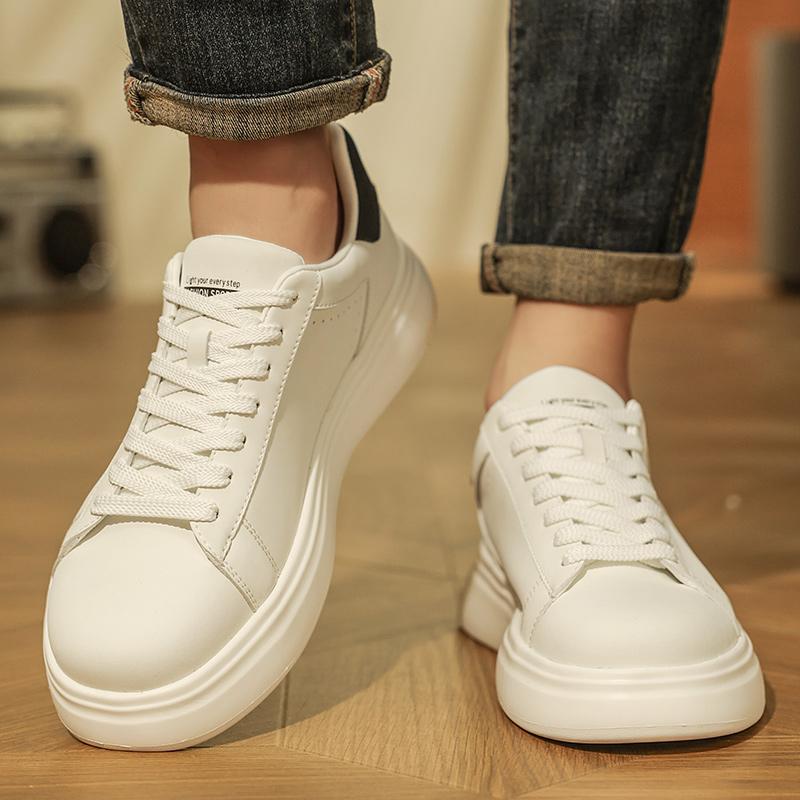 Fashion RunningTrendy Footwear Men Lace-Up Tenis Masculino Shoes 2024 Classic Summer Casual Leather Sneakers Soft Outdoor Men's Shoes